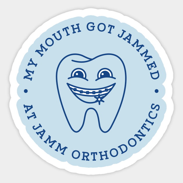 Jamm Orthodontics Sticker by stuffsarahmakes